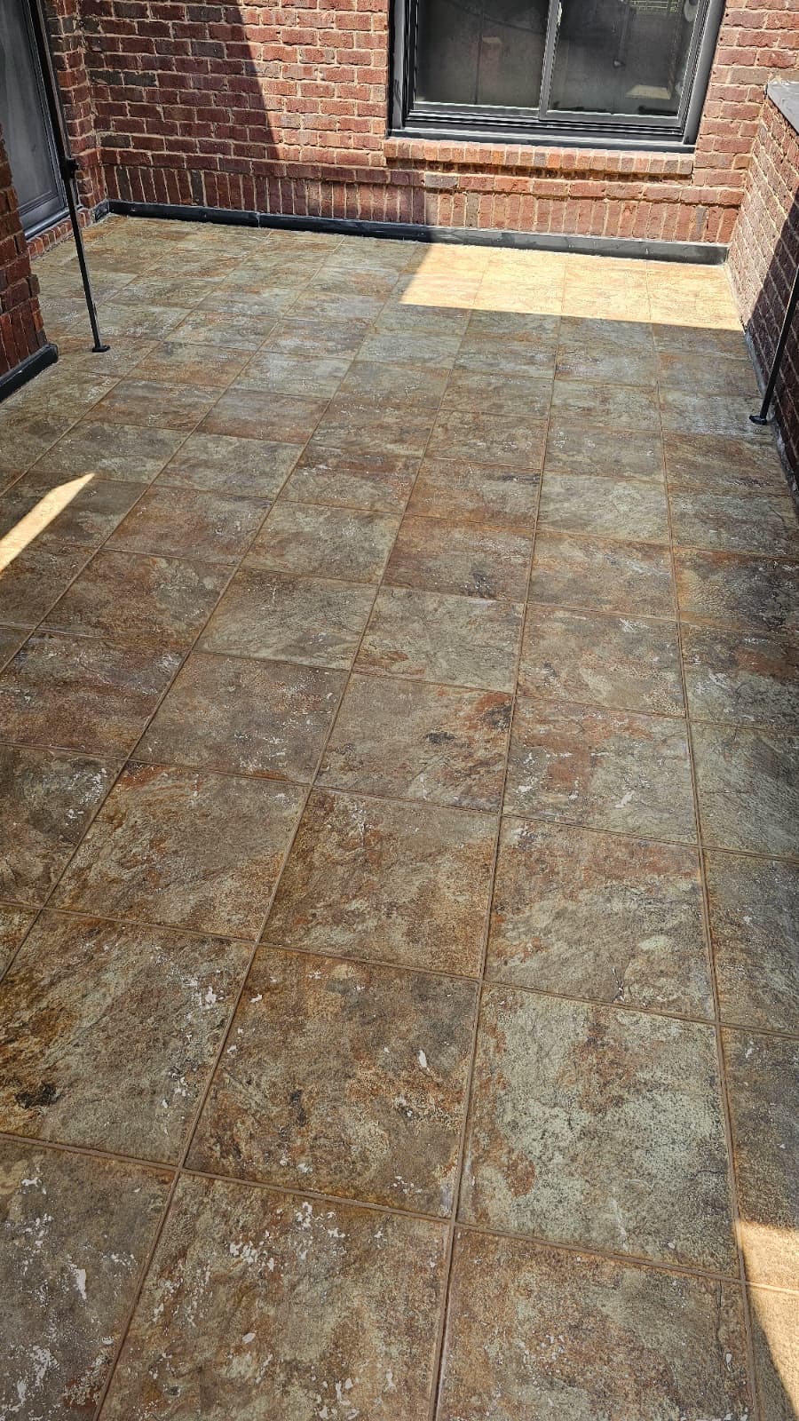Completed masonry and paving work by Primo Construction Pro at The Manor